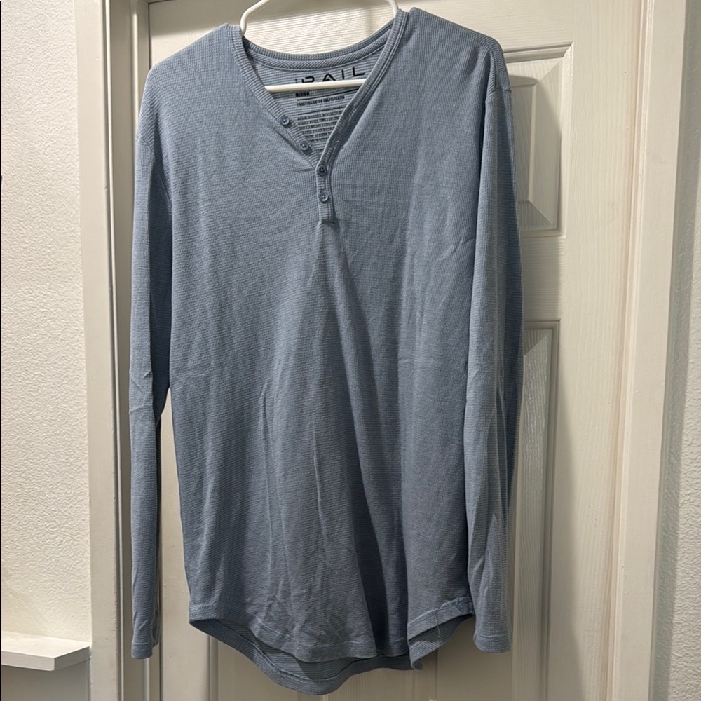 The Rail Blue Long Sleeve Tee